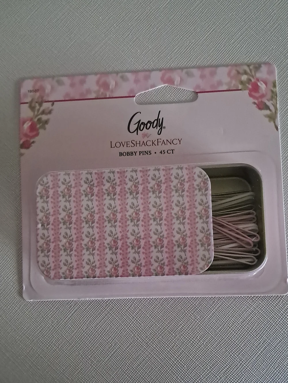 LoveShackFancy Pink and Cream Floral Bobby Pins Set